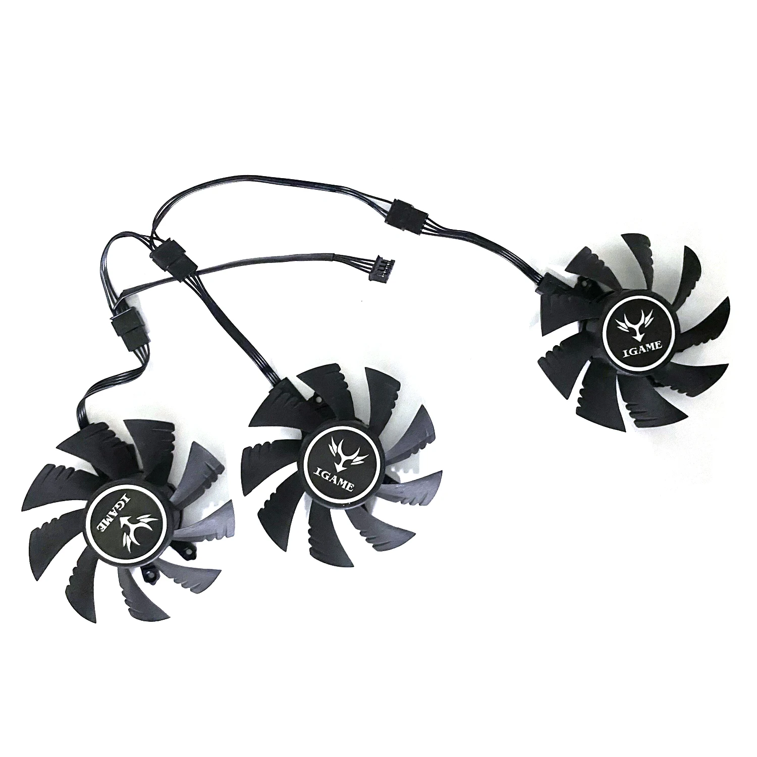 Новый вентилятор для графического процессора iGame GTX 1070Ti/GTX1080/GTX1060/GTX1050 3 шт. 75 мм 4