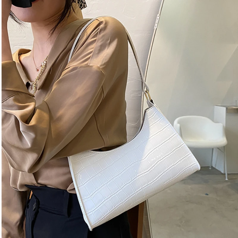 Hot Exquisite Shopping Bag Retro Casual Women Totes Shoulder Female Leather Solid Color Chain Handbag