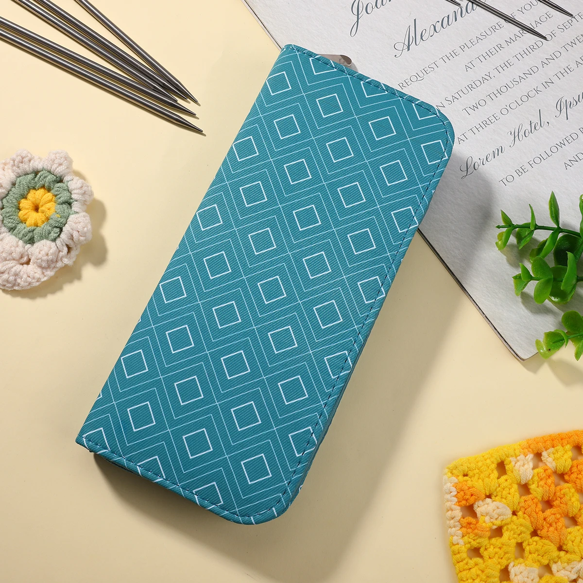 Портативная трехмерная сумка для хранения крючков и швейных аксессуаров