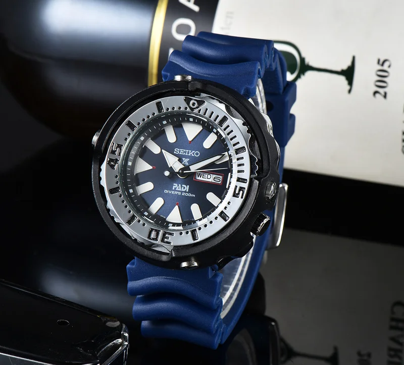 Мужские модные часы креативной формы с круглым циферблатом и силиконовым