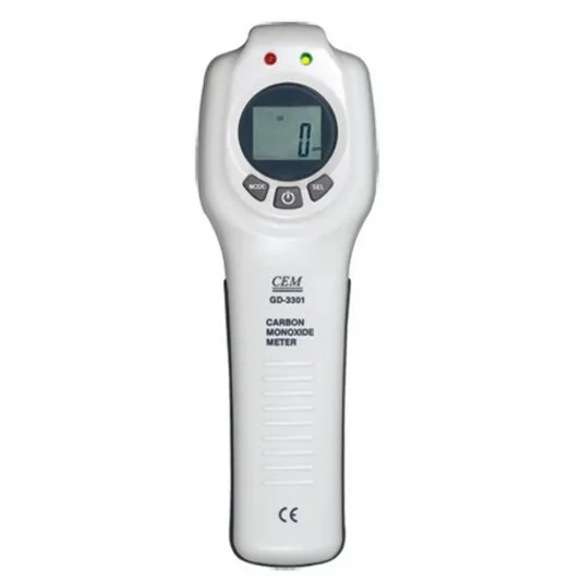 

CEM GD-3301 Carbon Monoxide Analyzer Gas Testers 0-1000ppm 1ppm Fast Response