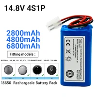 superior quality rechargeable battery 14 8v 6800mah robotic vacuum cleaner accessories parts for chuwi ilife a4 a4s a6