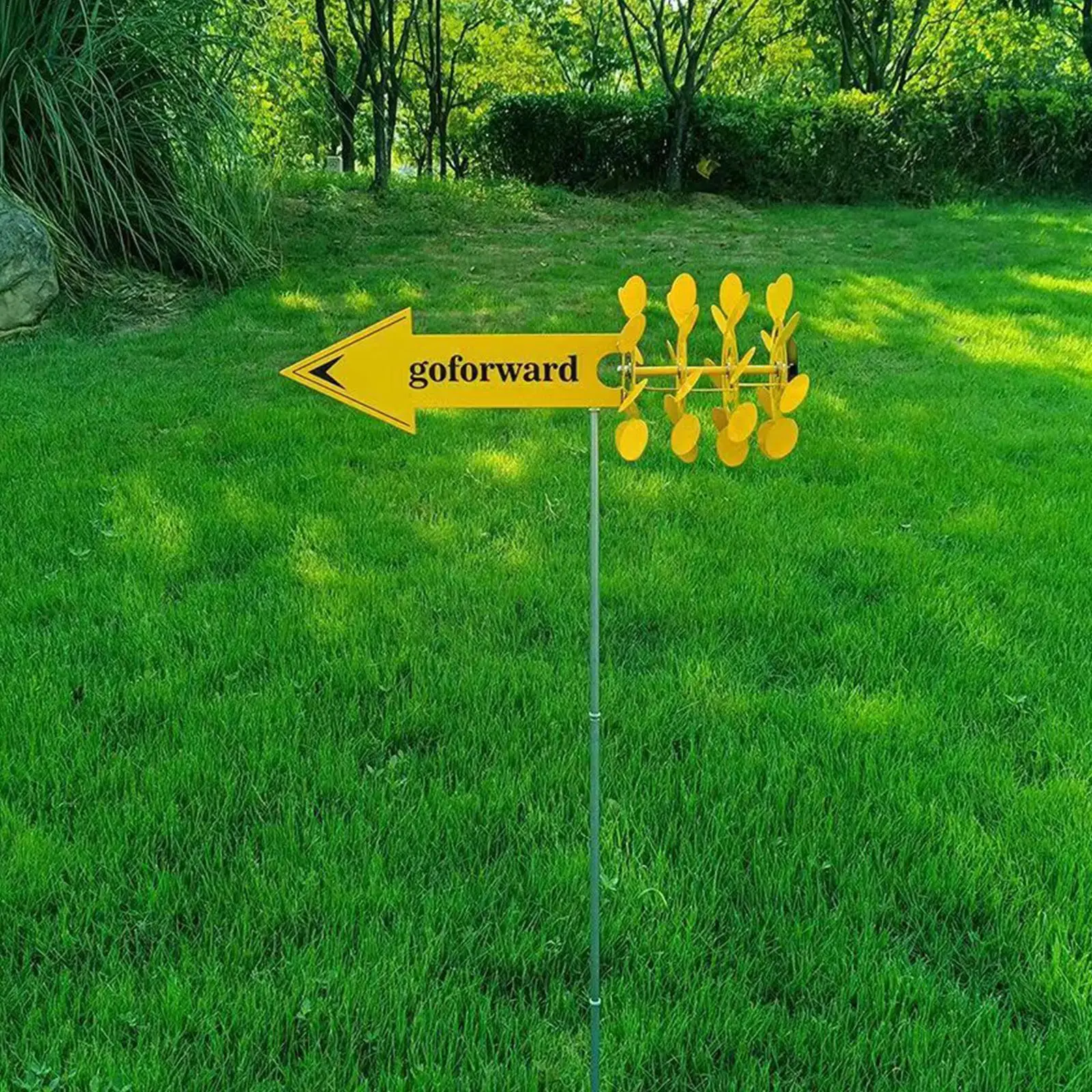 

Ветряная мельница, металлическая ветряная мельница, желтый металлический знак для украшения дома, улицы, двора, газона, сада, фермы O0J1