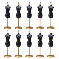 10pcs plastic doll dress cloth gown demountable display support holder mannequin model stand accessories for barbie doll dress