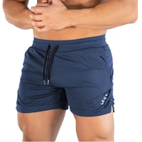 mens lightweight running shorts gym fitness quick dry stretch fabric solid color breathable beach shorts