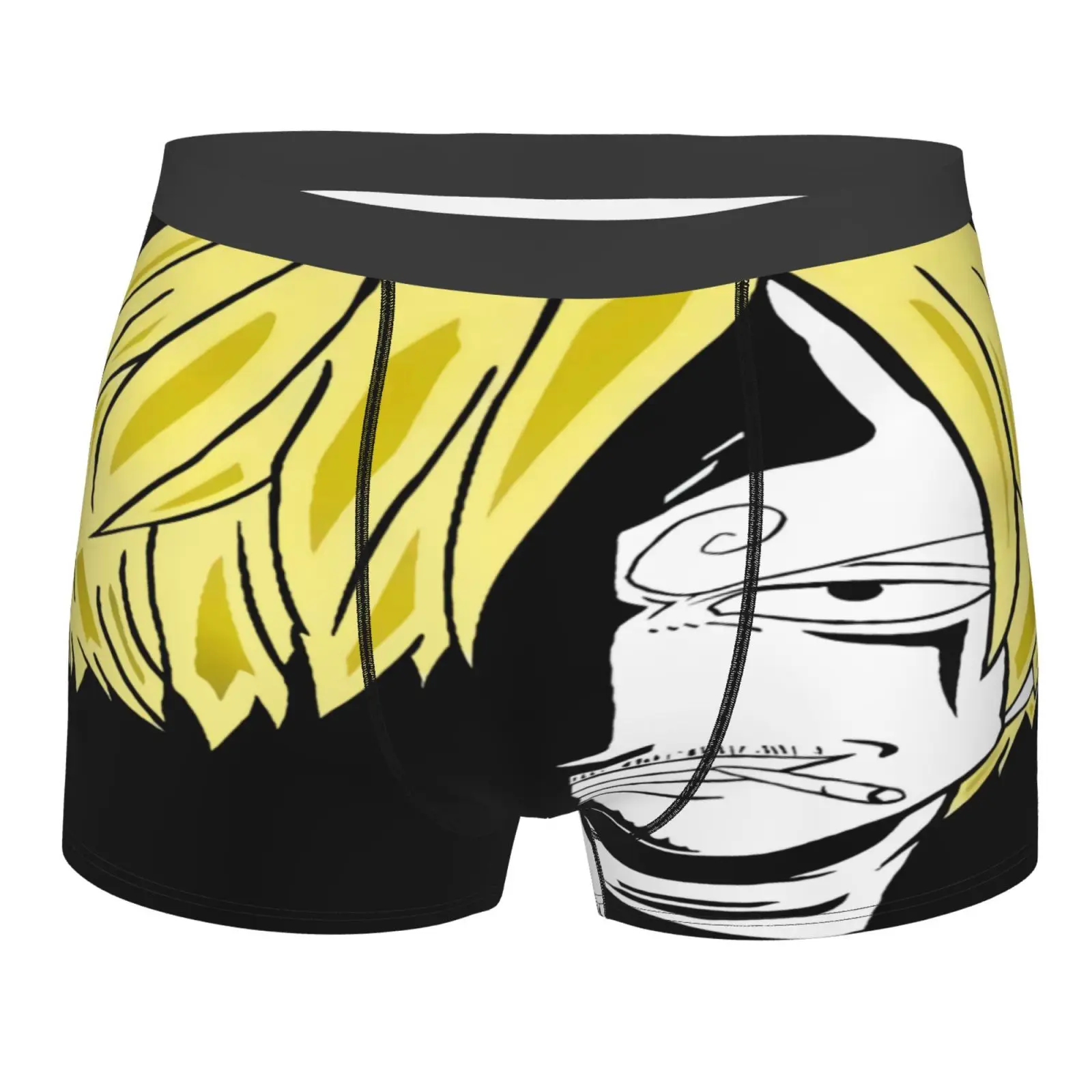 

Sanji Pirat Herren Roshi Piece Manga Men Underwear Panties And Panties Black Boxer Hombre Teen Boy Polyester Men Men Underwear