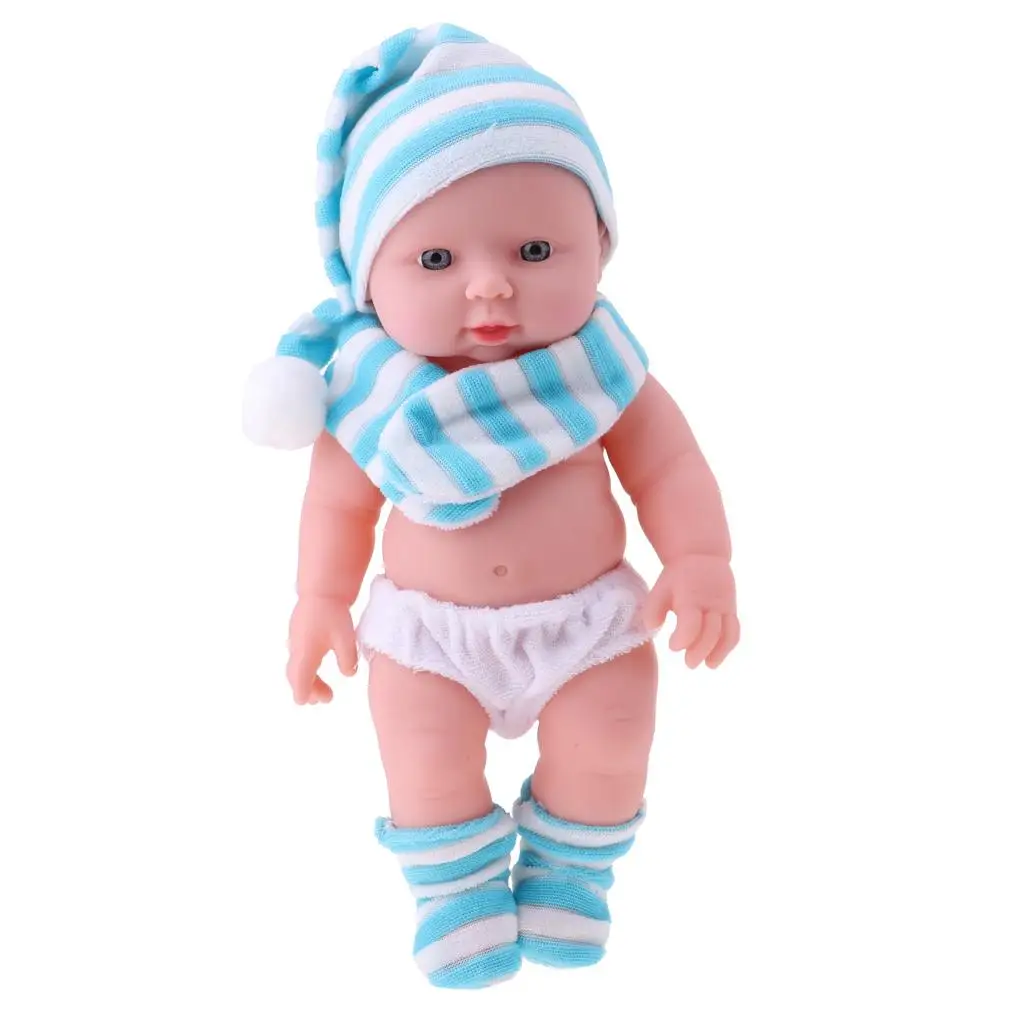 

30cm Vinyl Newborn Baby Doll Kids Sleeping Toy Practice Parenting Toy