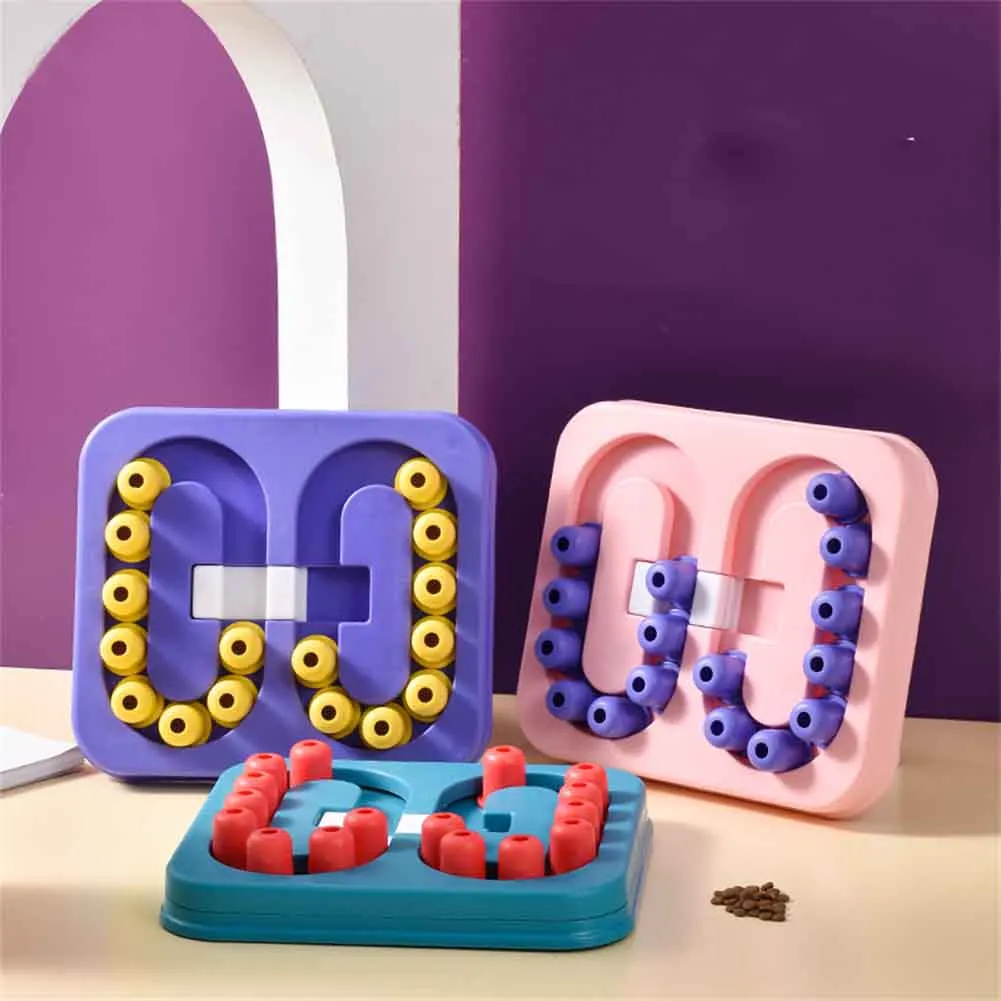 

Pet Interactive Training Game Feeder Increase Puppy IQ Food Dispenser Slow FeederNon Slip Slowly Eating Bowl Dog Puzzle Toys