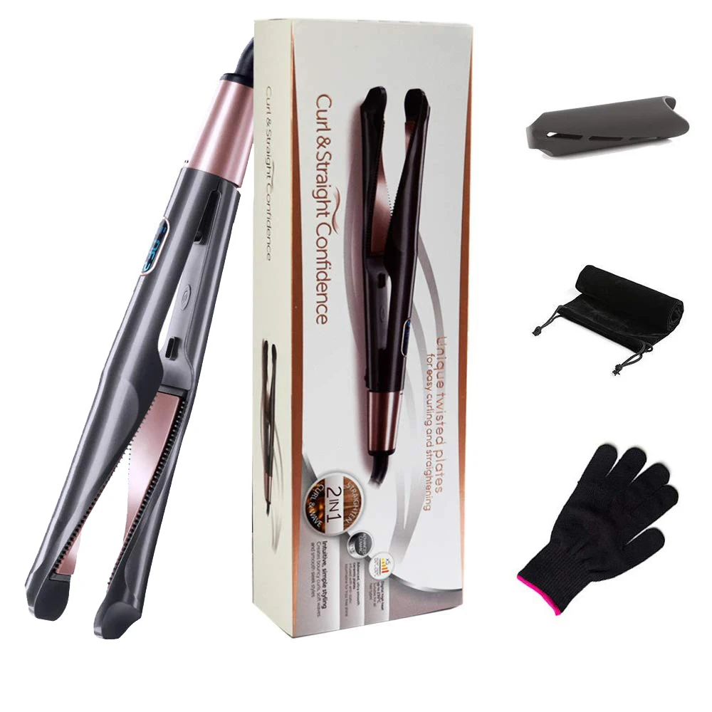 

2 in 1 Hair Straightener And Curler Straightener Curling Iron
