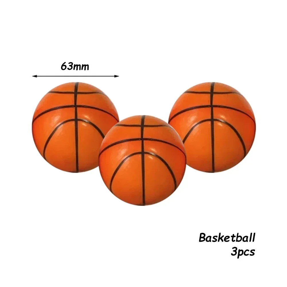 3 шт. 63 мм детские мягкие футбольные баскетбольные бейсбольные теннисные игрушки