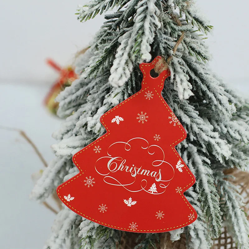 Рождественская Открытка Премиум-класса Креативная Мультяшная Этикетка