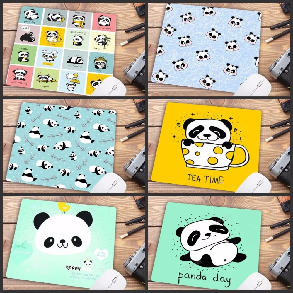 

MRGBEST Big Promotion Russia 22X18CM Cute Baby Panda Cartoon Mouse Pad PC Computer Mat Anti-Slip Laptop PC Mice Pad Mat Mousepad