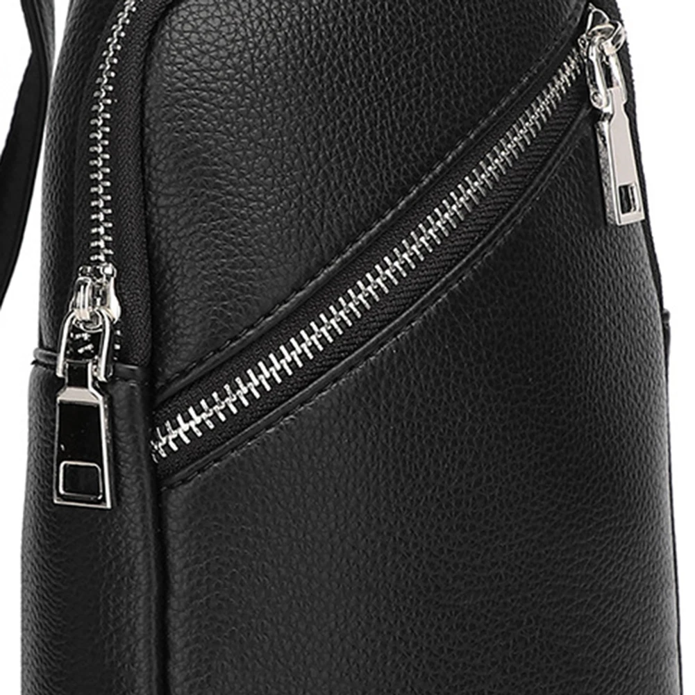 PU Leather Sling Bag Multipurpose Wallet Purse For Running Fitness