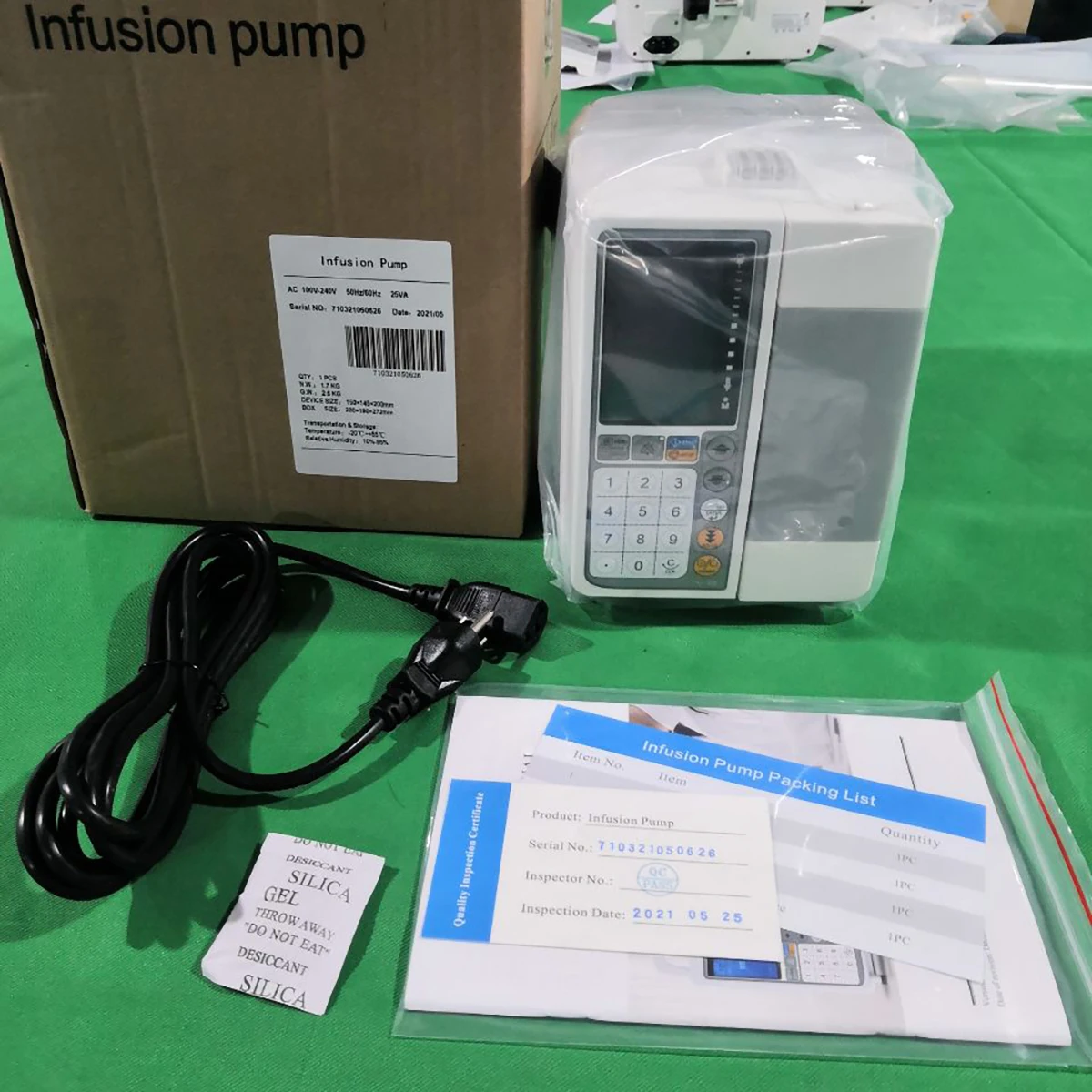 Насос для шприца с высоким расходом Автоматический Объемный шприц инфузии IV