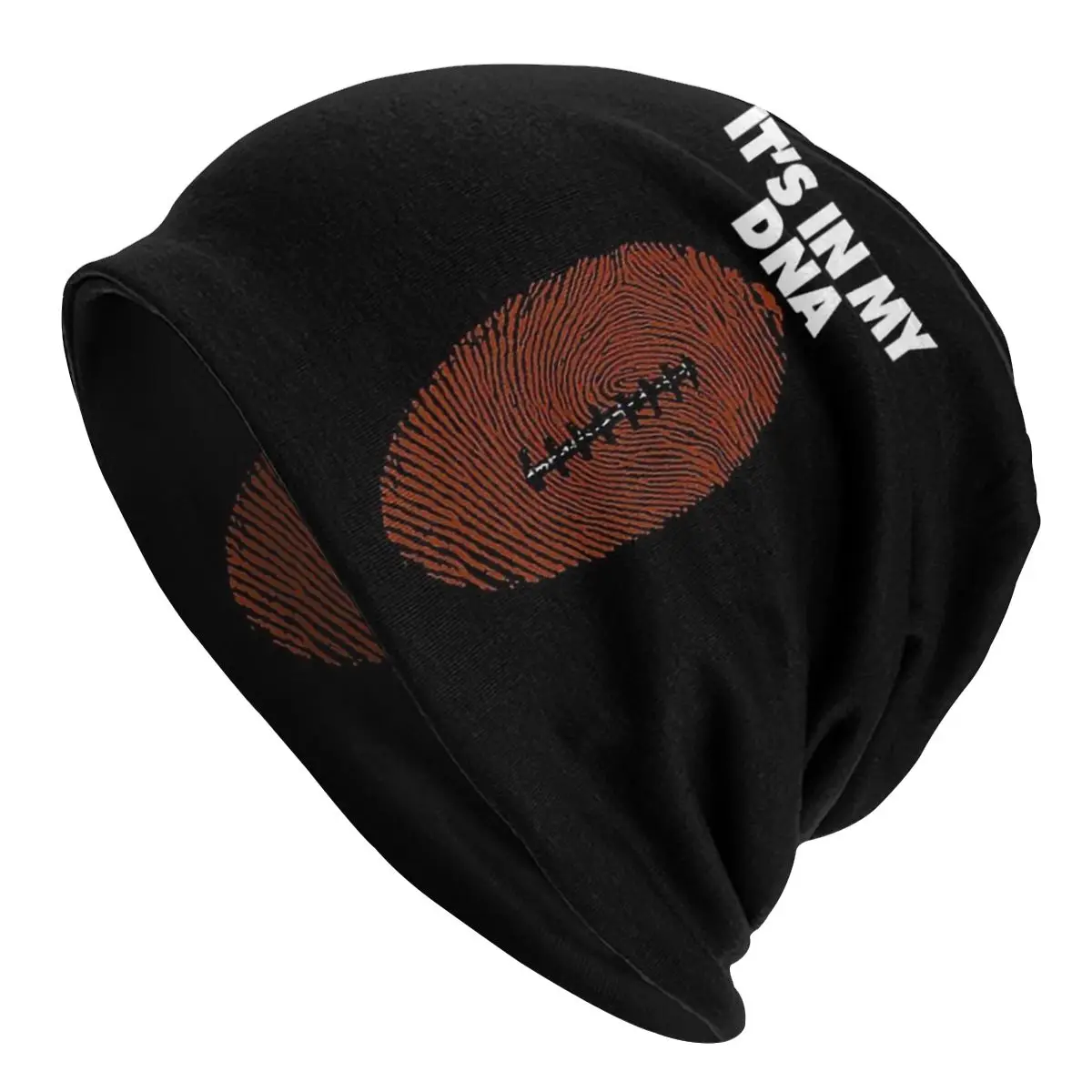 

It Is In My DNA Men Women's Beanie Hats Football Knitted Hat Hip Hop Earmuff Bonnet Street Skullies Beanies