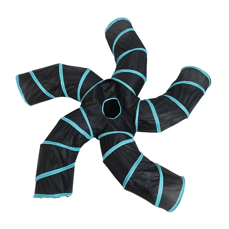 5-полосный складной туннель для кошек в помещении 2/3/4 скучающие игрушки игрушка