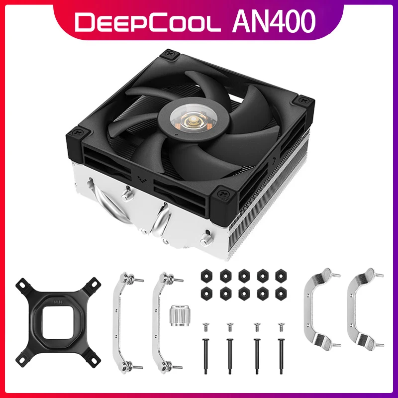 Кулер для процессора DeepCool AN400, радиатор материнской платы ITX, 4 ...