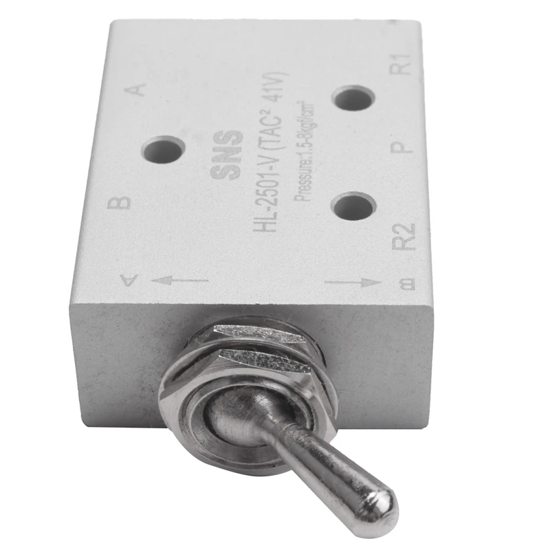 

Пневматический 3-позиционный 2-портовый переключатель SNS G1/8, Пневматический Механический клапан HL2301, давление 0-8 кгс/кв. М²