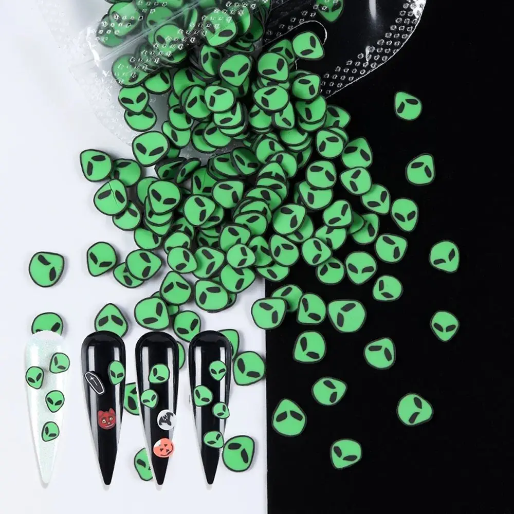 

Slices Clay Flakes Soft Polymer Alien Avatar Manicure Accessories DIY Nail Jewelry 3D Nail Art Decorations Halloween