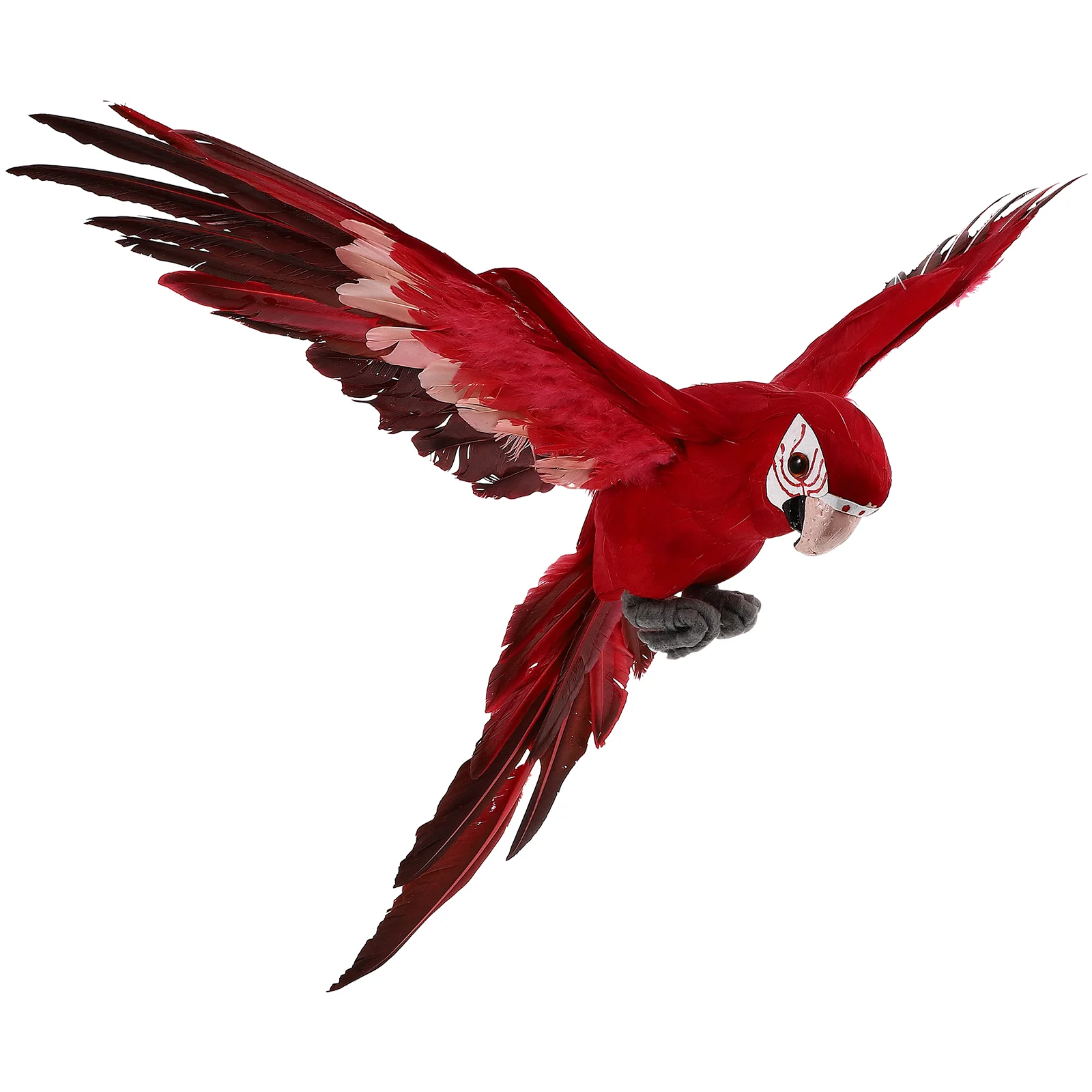 

Simulated Bird Ornament Birds Garden Ornament Parrot Garden Decor Artificial Feathered Birds Lifelike Parrot