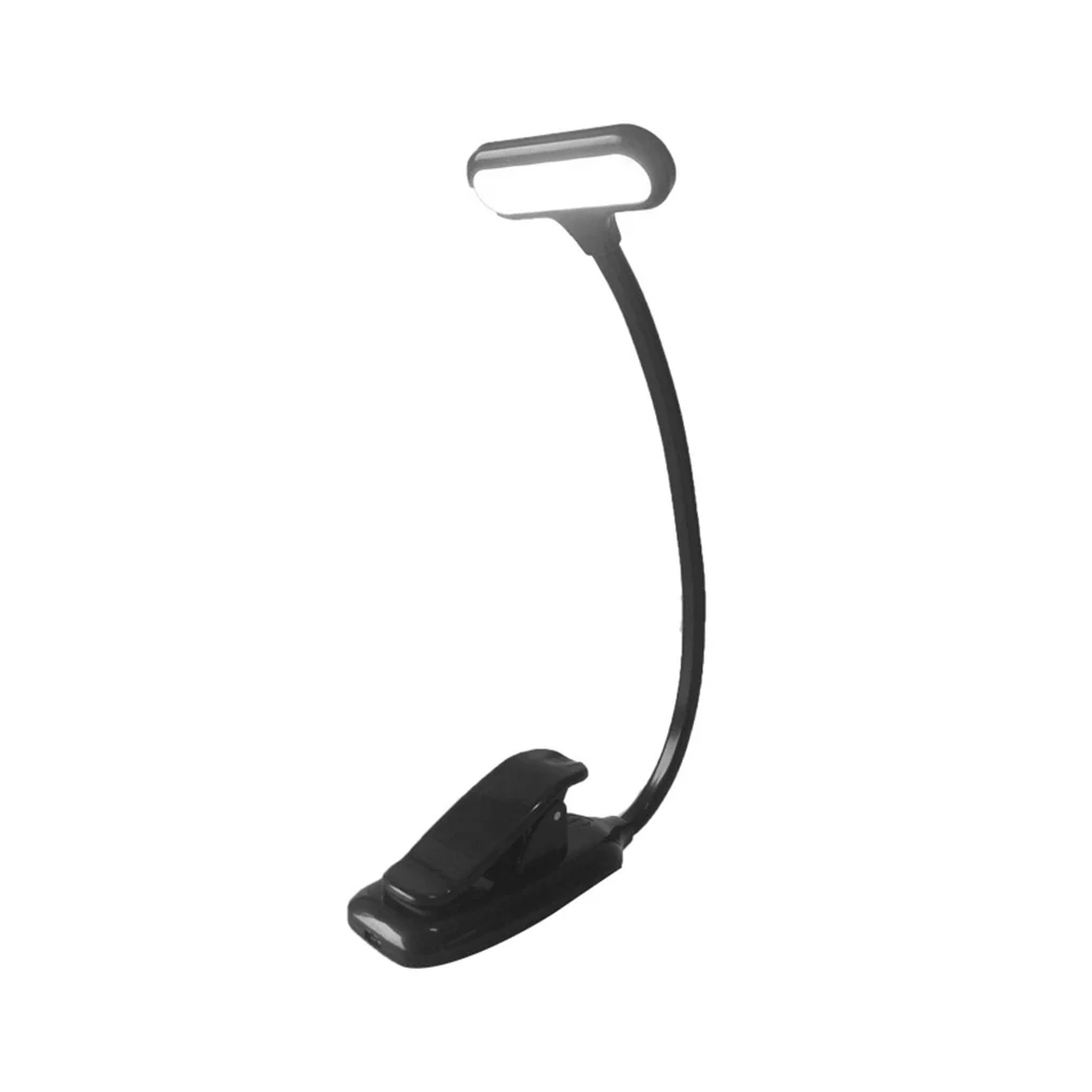 

Clamp Reading Light Bedside Dimming 1.8W 5V Rechargeable Students Study Lamp 9LED Flexible Bright Bedroom Lighting