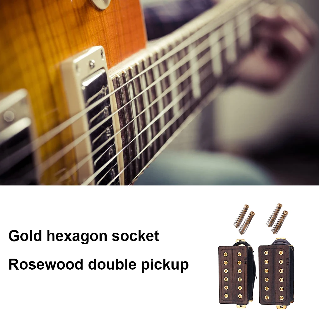

Pickups Unique Design Easy to Use Sweet Gift Electric Transducer Stability Great Material Humbucker for Guitar