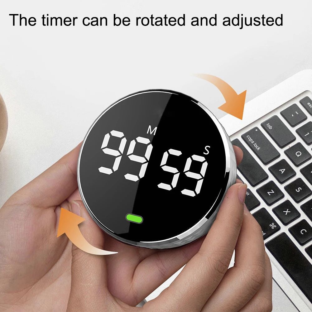 

New Magnetic Kitchen Timer Digital Timer Manual Countdown Alarm Clock Mechanical Cooking Timer Cooking Shower Study Stopwatch