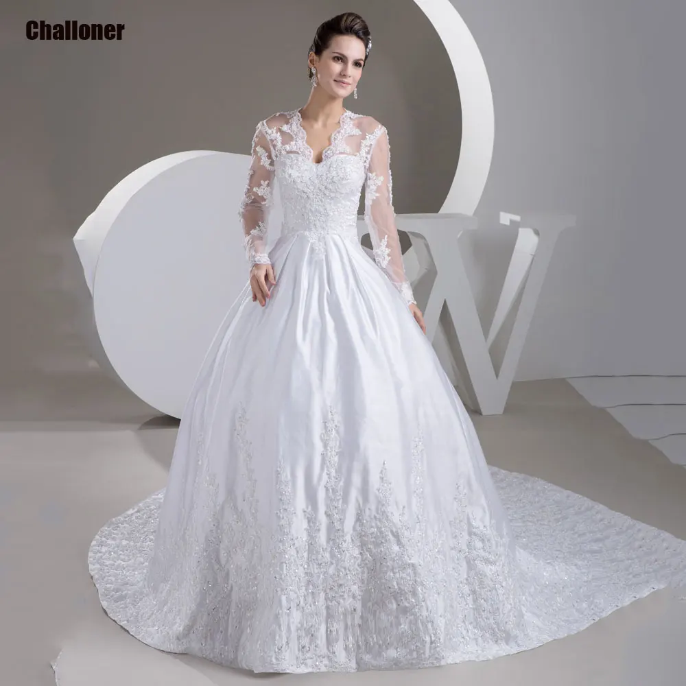 

Женское бальное платье со шлейфом, с V-образным вырезом