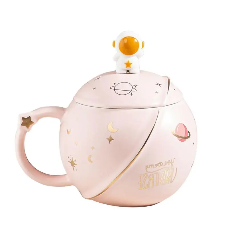 

Космическая кофейная кружка, вместительные кружки с космосом, чашка для кофе, молока, чая, кружка с космосом и крышкой, подарки для родителей на день рождения