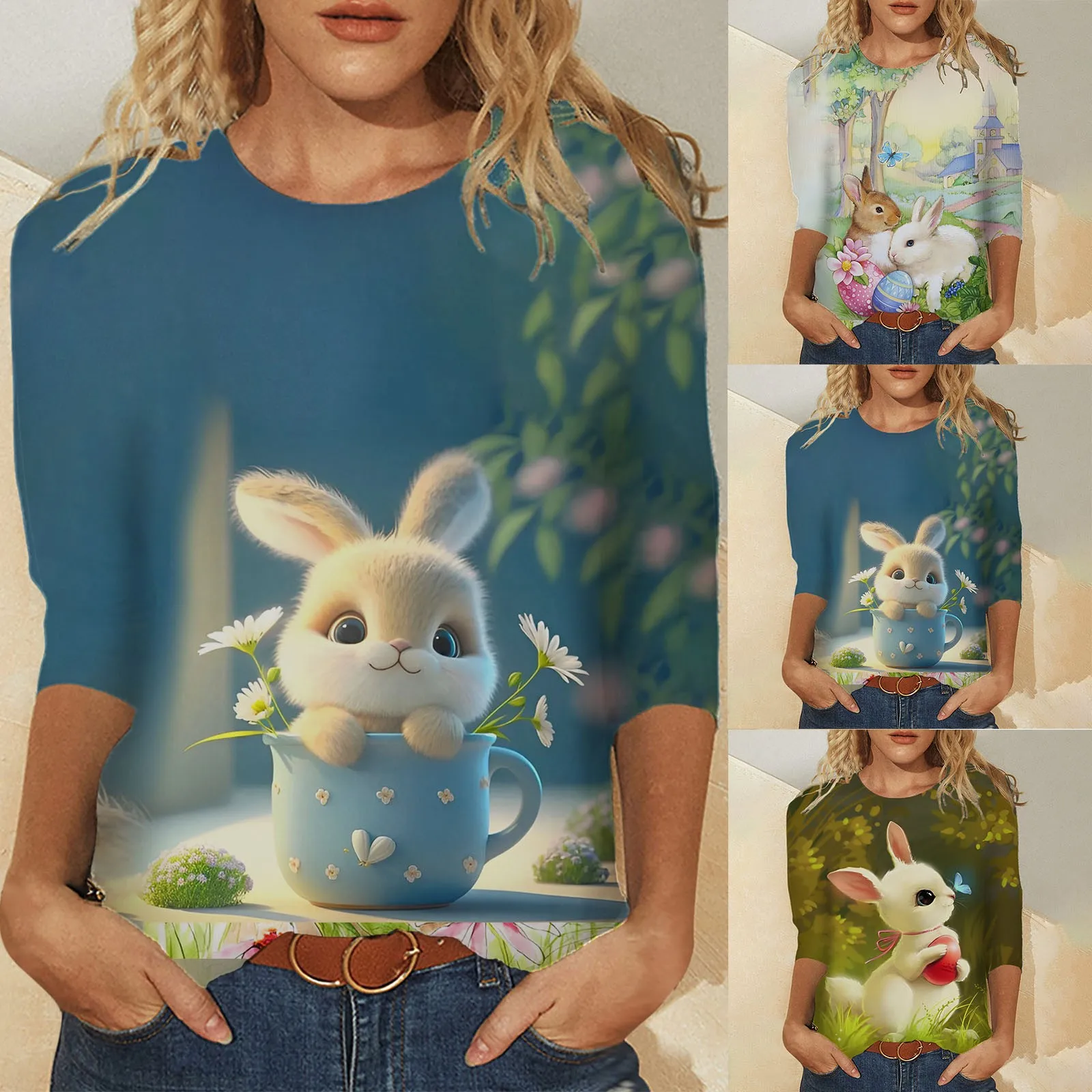 

Женская Повседневная Блузка с рукавом три четверти, футболка с вырезом лодочкой, женская рубашка с длинным рукавом