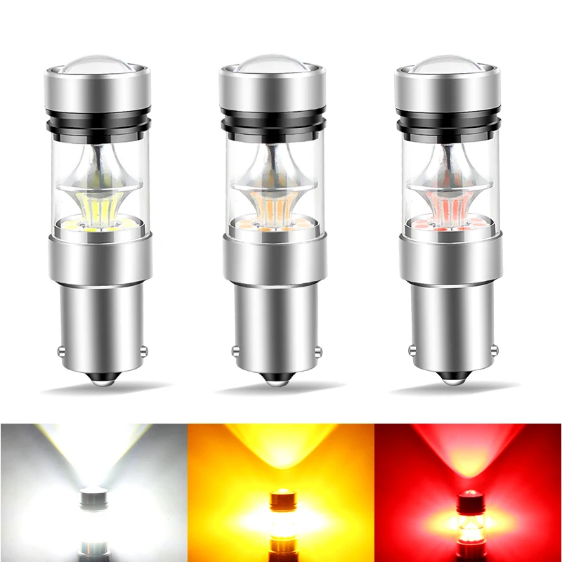 

2 шт., Автомобильные светодиодные лампы 1156 лм, Вт