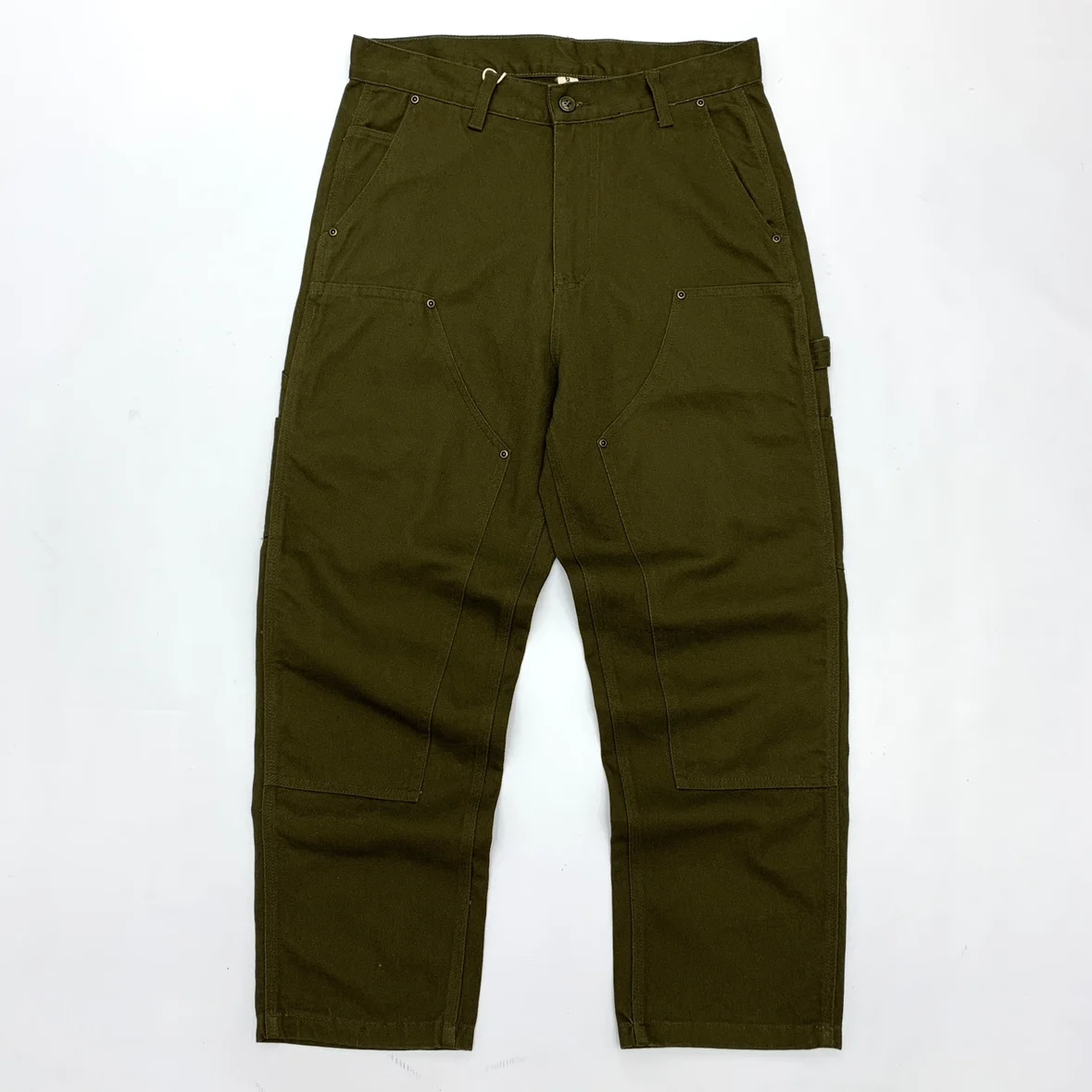 Джинсовая рабочая одежда брюки для лесозаготовок мужские свободные прямые