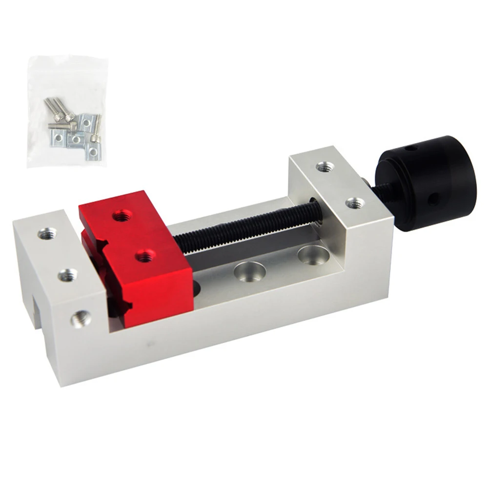 

Mini 0.5cm Wood Flat Clamp Bench Labor-Saving And Efficient Tong for Laser Engraving Machine Aluminum