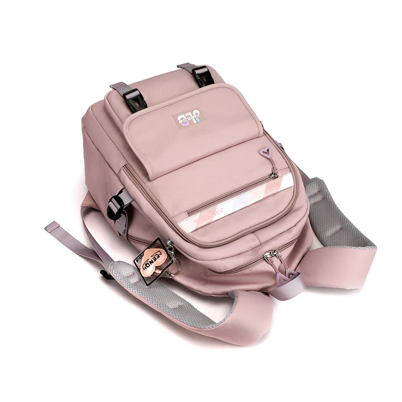 High School Girls Backpack School Bags For Teenage Pink Mochila Women Nylon Waterproof Laptop Bagpack Cute Kawaii School Bags