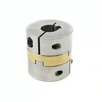 aluminum bronze slider clamping coupling stainless steel flexible jaw couplings cnc shaft coupler od38 l40 with keyway tenon