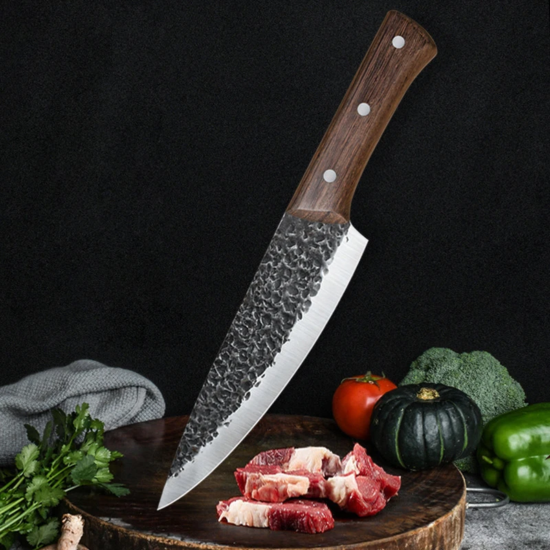 

Household Stainless Steel Chef Knife Boning Knife Kitchen Meat Cleaver Vegetable and Fruit Knife Butcher Fish Knife