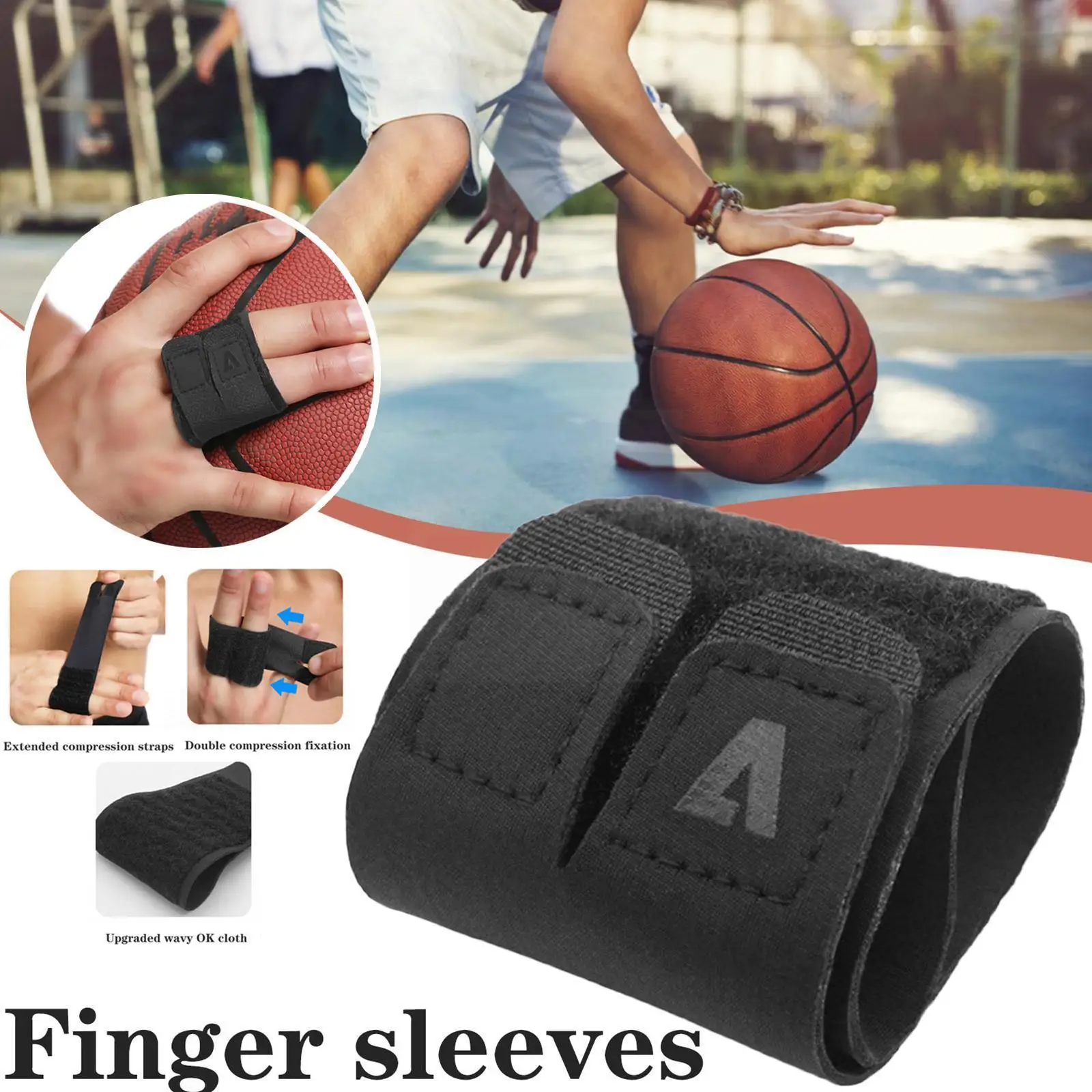 

1pc Finger Splint Wraps Adjustable Finger Brace Finger Guards For Arthritis Basketball Sport Finger Support Sleeves Protect J8j7
