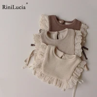 rinilucia baby girls sweaters solid sleeveless pullover princess vest baby boys sweaters knit vest kids toddler outerwear