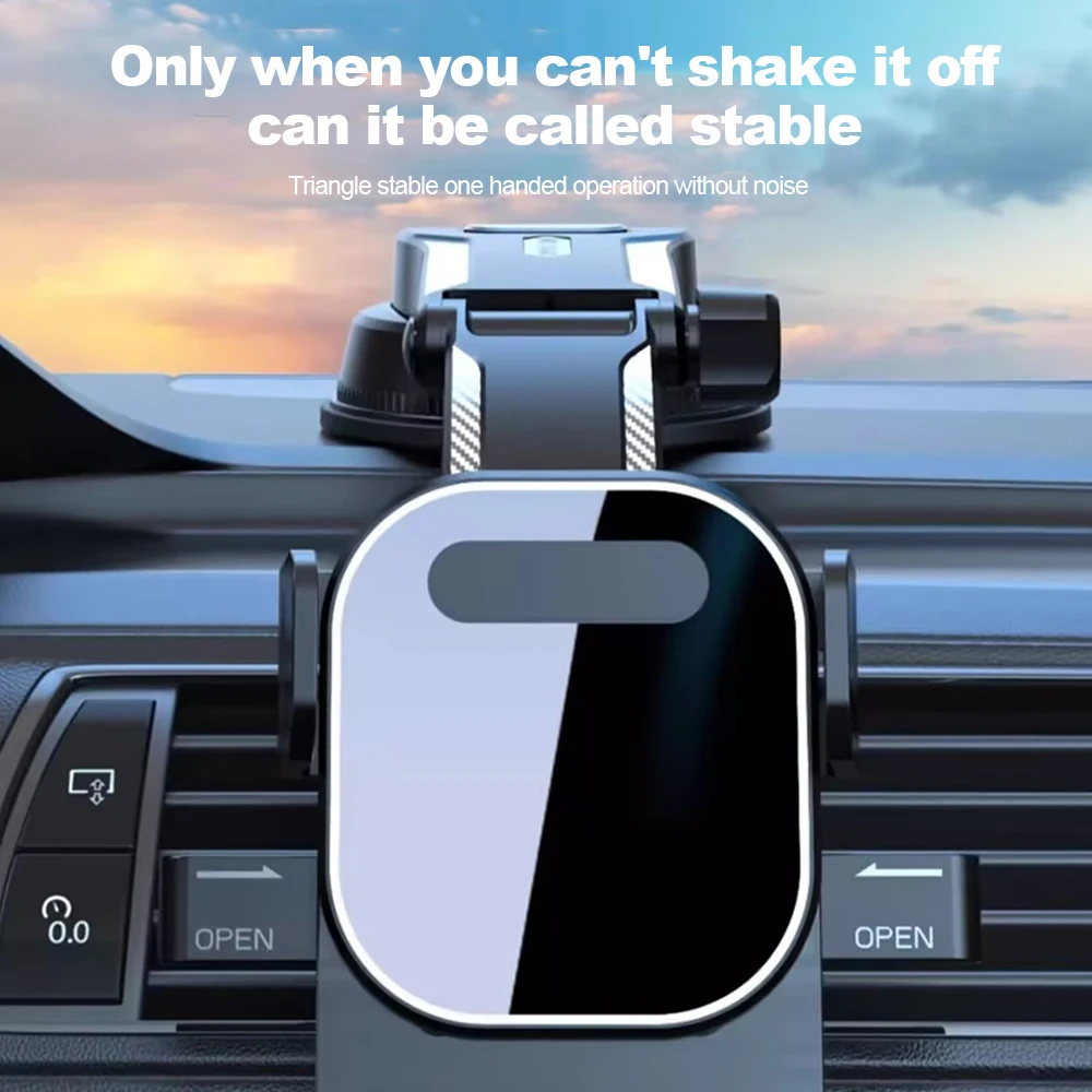 Автомобильный держатель для телефона на приборную панель с поворотом 360 градусов