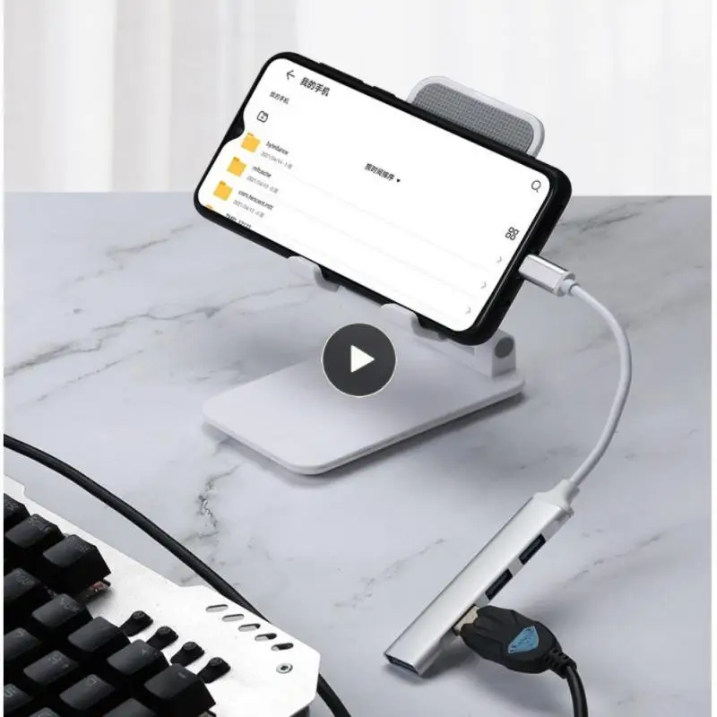 

4 Port Usb Docking Station Hub Usb C Type C To Usb Adapter Multi For Macbook Air Pc Ipad Splitter Usb 3.0