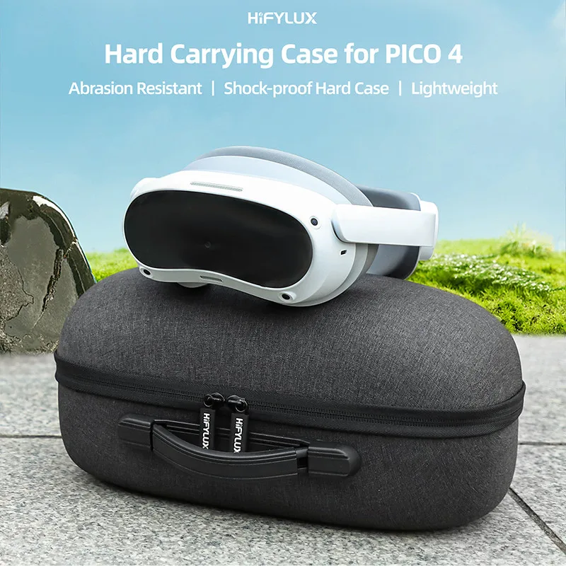

Жесткий чехол для переноски очков PICO 4 VR, Противоударная Защитная сумка для хранения, сумка с ручкой, чехол, аксессуары