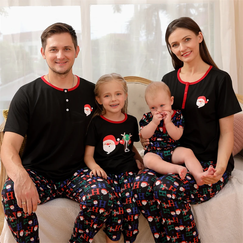 

Одинаковые наряды, семейные рождественские пижамы, одежда для сна для мамы и дочери, для девочек и пар, похожие на ПСЖ, для мамы и ребенка, ком...