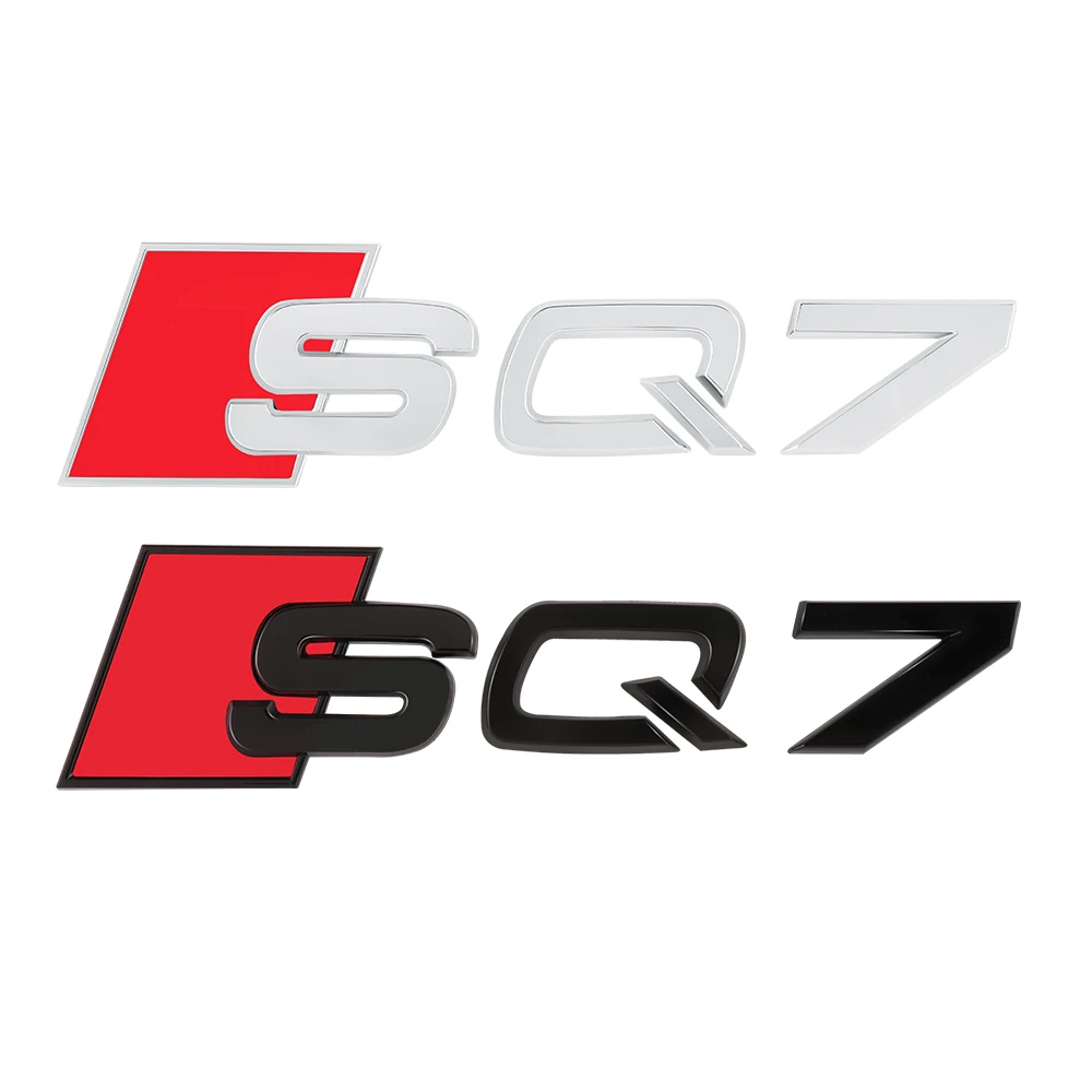 

ABS SQ3 SQ5 SQ7 Эмблема для кузова автомобиля Наклейка на багажник Украшение Аксессуары для Audi A4 B6 B8 B7 B9 B5 A6 A3 A8 Q3 Q5 Q7 Q8 A5 Q5 Q7