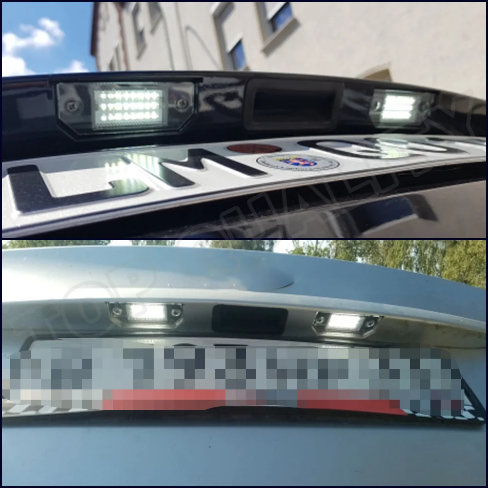 2 шт. 12 В автомобильные светодиодные фонари номерного знака для Ford Mondeo MK3 4/5 дверей