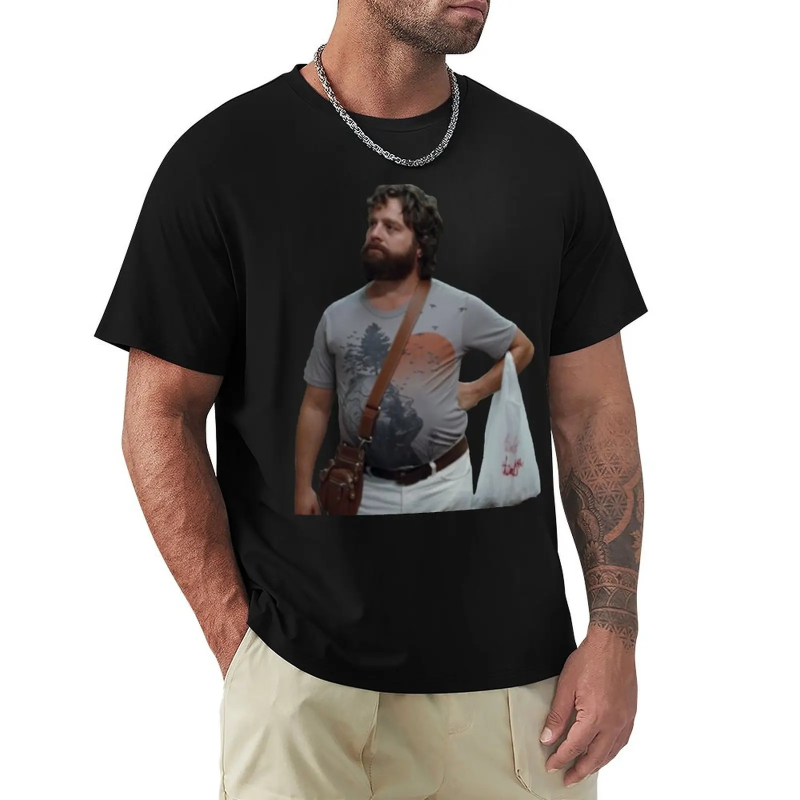 alan from the hangover S Футболка на заказ для мальчиков с животным принтом Эстетическая