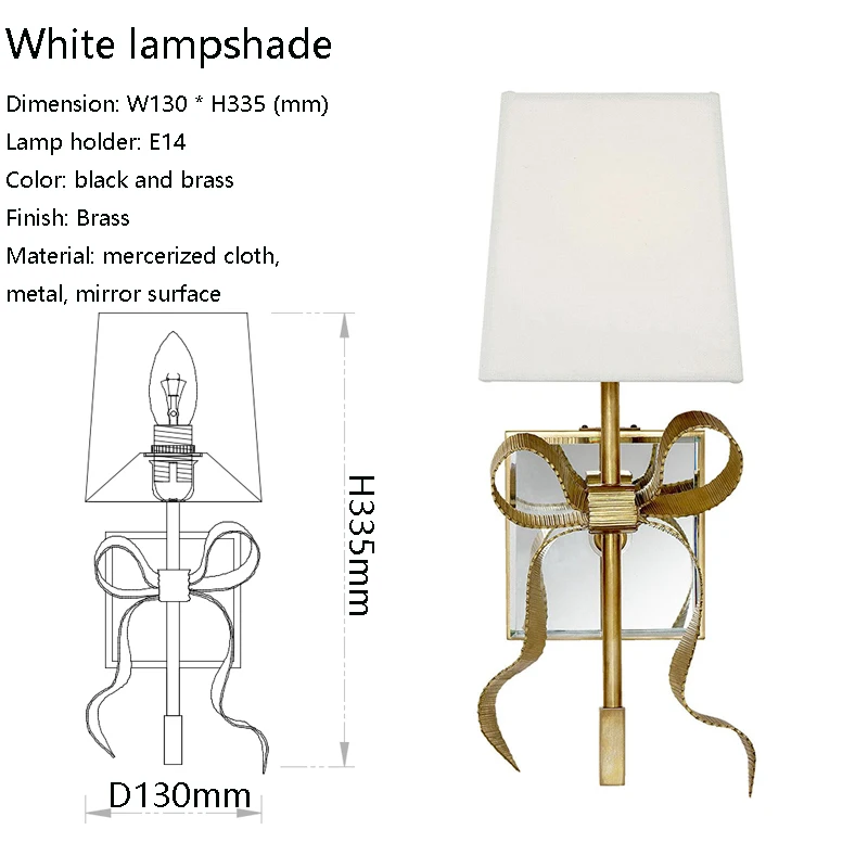 

Настенная лампа NORMICHY черно-золотая