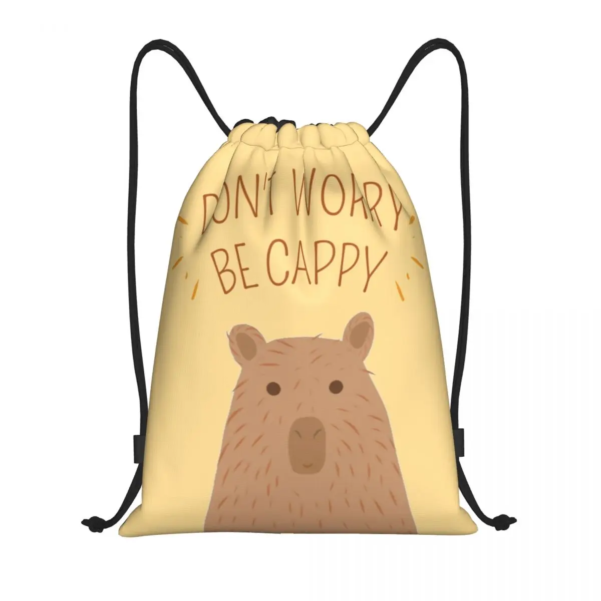 Женский и мужской рюкзак на шнурке Don't yourself Be спортивный портативная Милая
