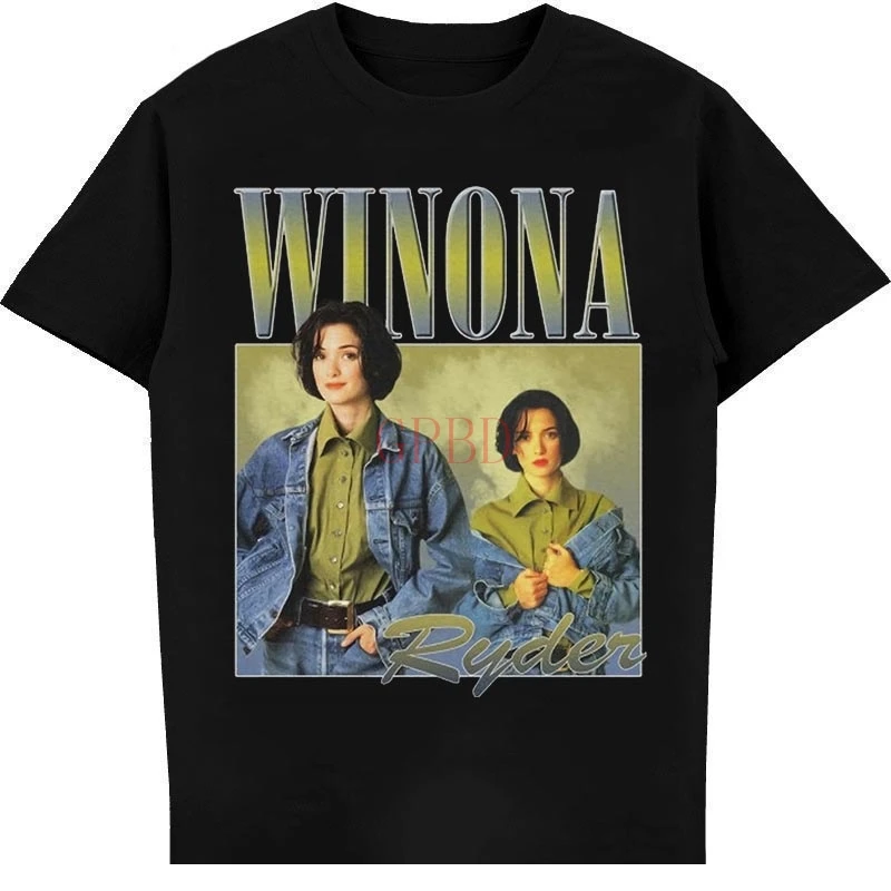 

Лидер продаж, футболки Winona Ryder, модные футболки унисекс