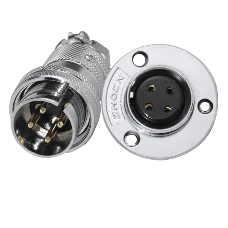 ZHQCN GX25 DF25 4 5 6 7Pin Штекерная розетка, промышленный водонепроницаемый разъем, адаптер питания, сигнал, винт, Резьбовая зарядка