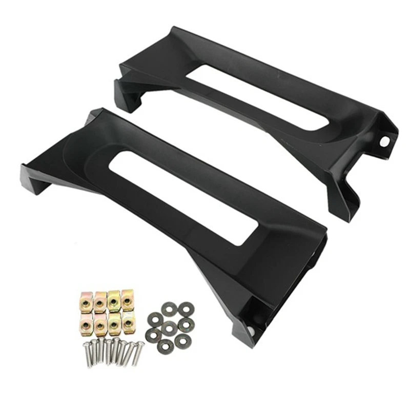 

Auto Tow Hook Bezel Set Front Left Right Driver Passenger Side For Dodge Ram 1500 2013-2018 68196982AA